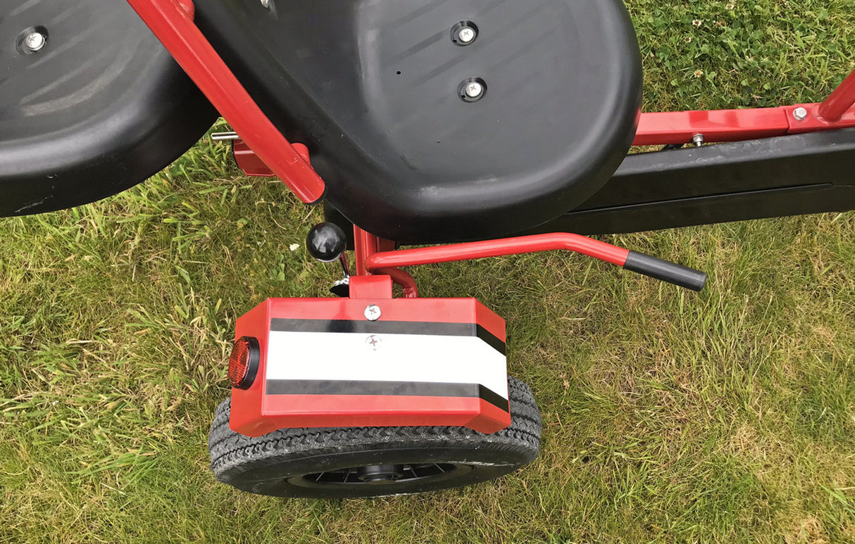 Hercules Adult Double Two Seat Pedal Go Kart Black