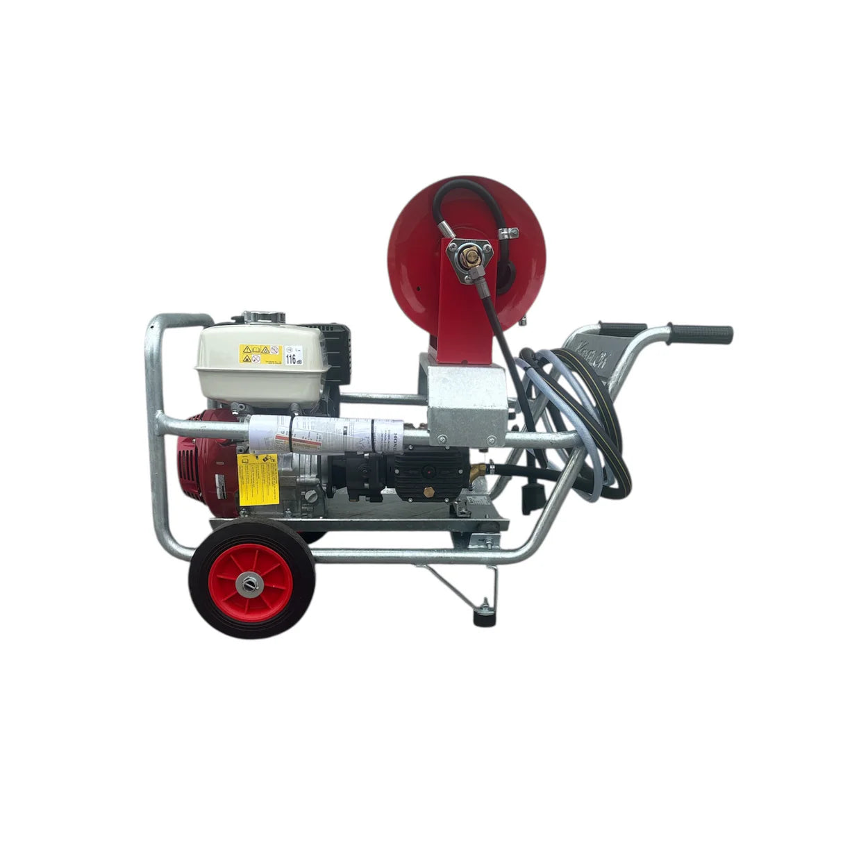 Honda GX390 Pressure Washer 21LPM/3000 PSI Reel + 30M Hose Galvanised