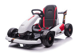 24V Childrens Ride-on Electric Go-Kart in White