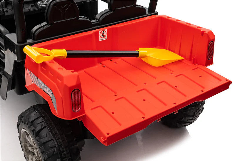 AgriBuddy With Rear Tipper 12V Electric Ride On Buggy Red