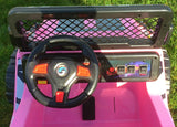 Drifter Raptor Powerful 12V Electric Ride on Jeep (Pink)