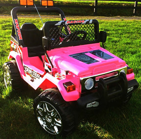 Drifter Raptor Powerful 12V Electric Ride on Jeep (Pink)