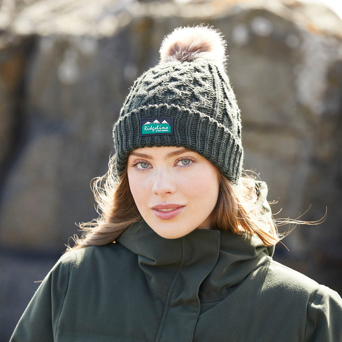 Ridgeline Nordic Fleck Bobble Hat