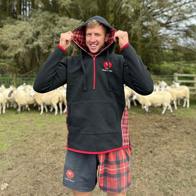 Tartan Shearing Hoody- Adults Sheep Game