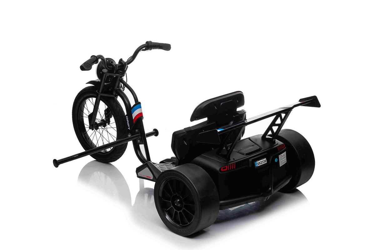 Drift 24V Electric Ride On Trike Black