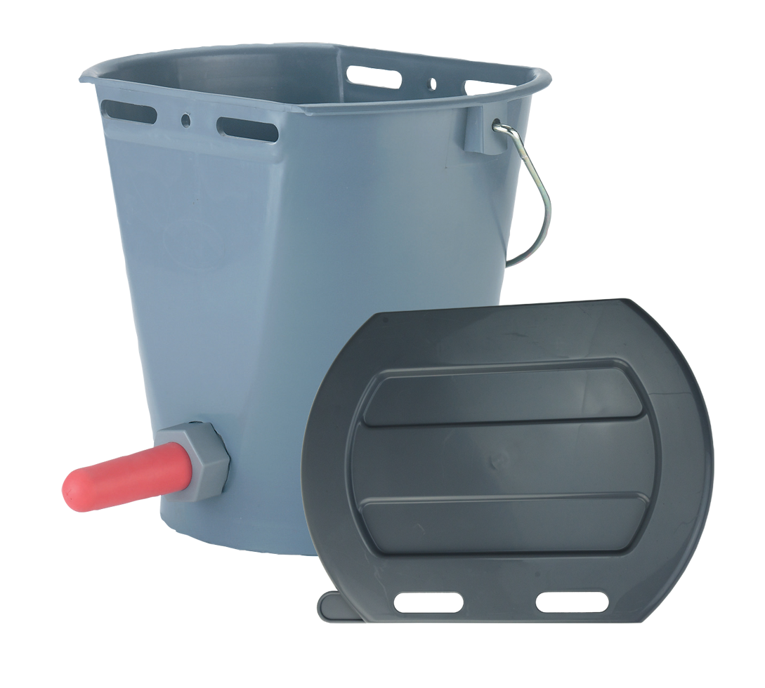 Calf Feeding Bucket with Teat