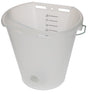 Calf Feeding Bucket White Transparent