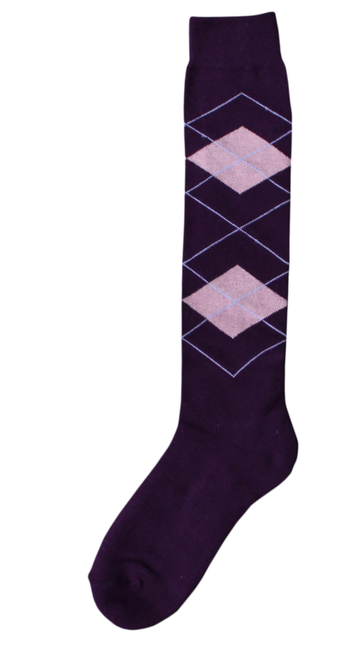 Riding sock RE lila/pink 43-46
