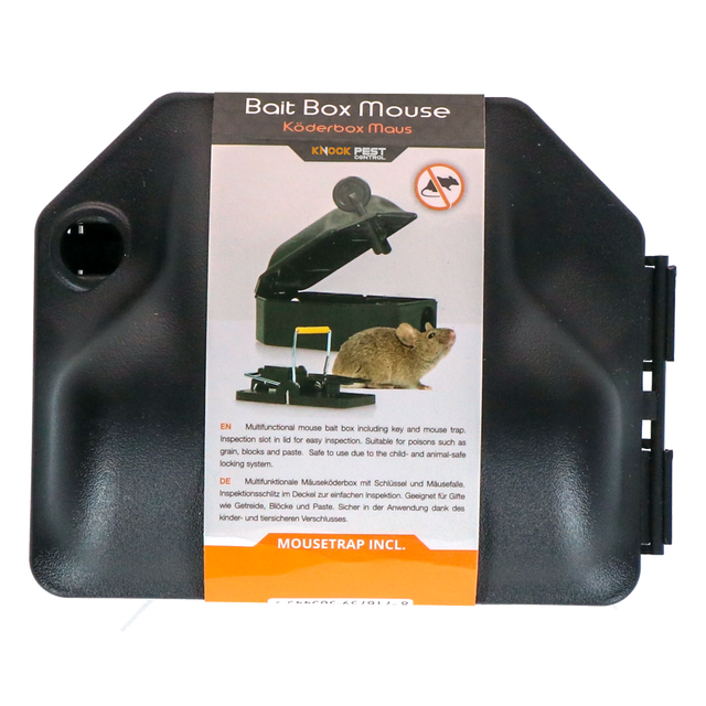 Knock Pest Mouse Bait Box incl. Key + Mouse Trap