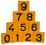 Cow belt marking number nr. 1 yellow