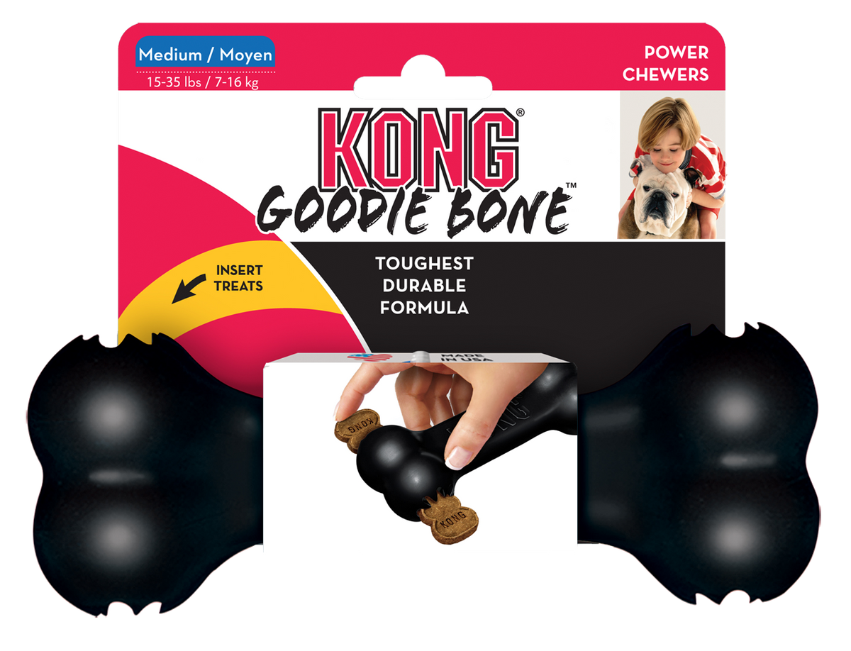 KONG Goodie Bone Black