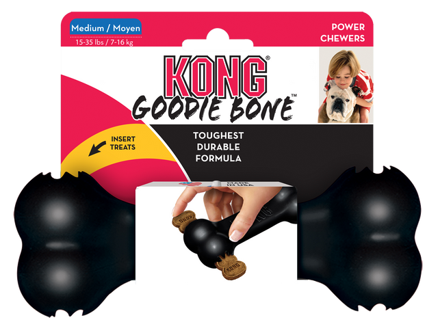 KONG Goodie Bone Black