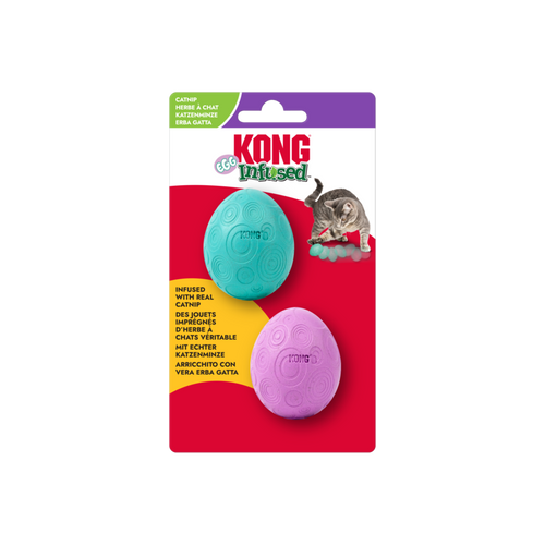 KONG Infused Catnip Egg 2-pk
