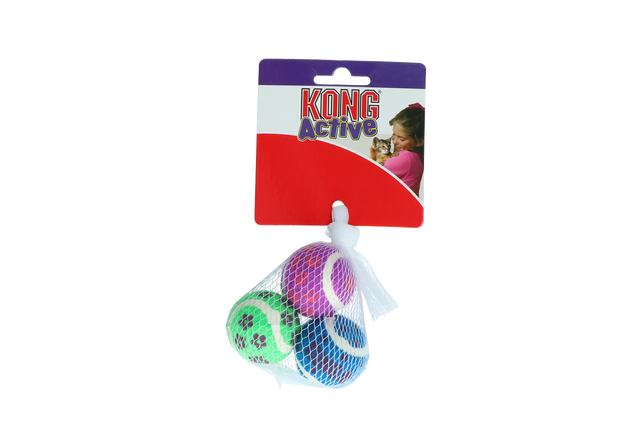 KONG Cat Active Tennis Balls w/ Bells
