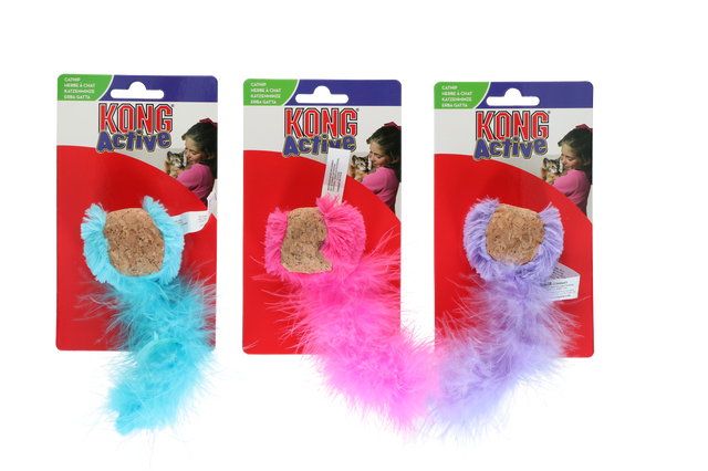 KONG Cat Active Cork Ball Assorted