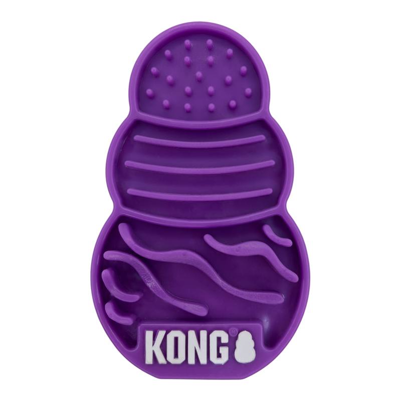 KONG Licks Treat Dispenser Cat Purple S