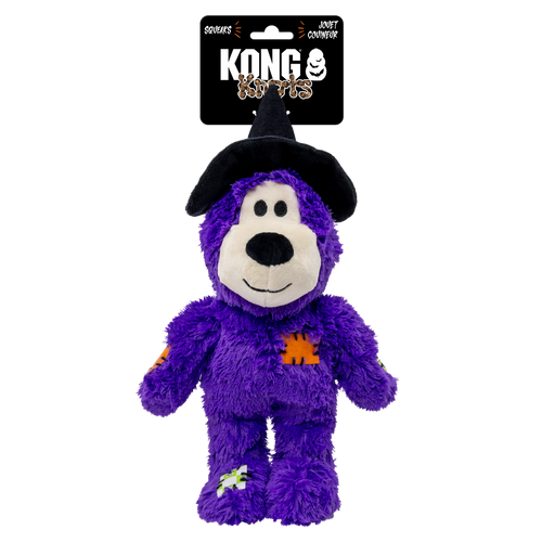 KONG Halloween Wild Knots Witch Bear