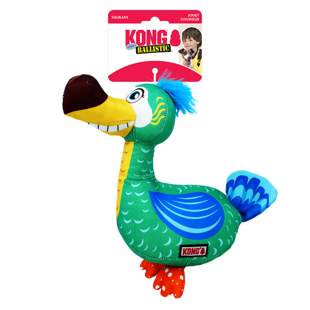 KONG Ballistic Vibez Birds S/M Assorted