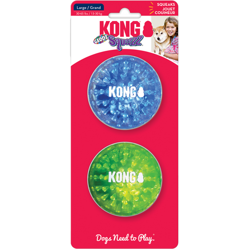 KONG Squeezz® Geodz Assorti 2-Pack
