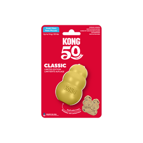 KONG 50th Anniversary KONG Classic Gold Sm