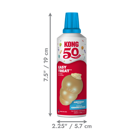 KONG 50th Anniversary KONG Easy Treat® Birthday Cake 8 oz