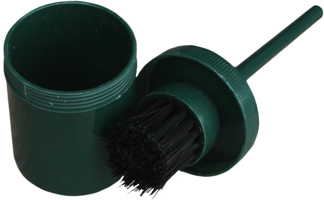 Brush in jar