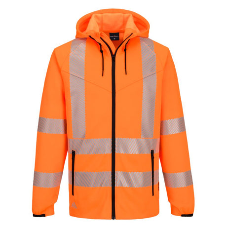 Portwest KX303 KX3 Sport Hi-Vis Zipped Hoodie Orange