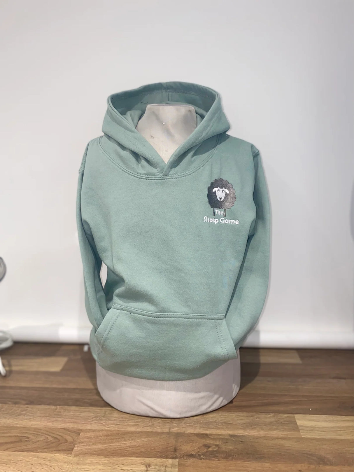 Kids Hoody (Dusty Green)Sheep Game