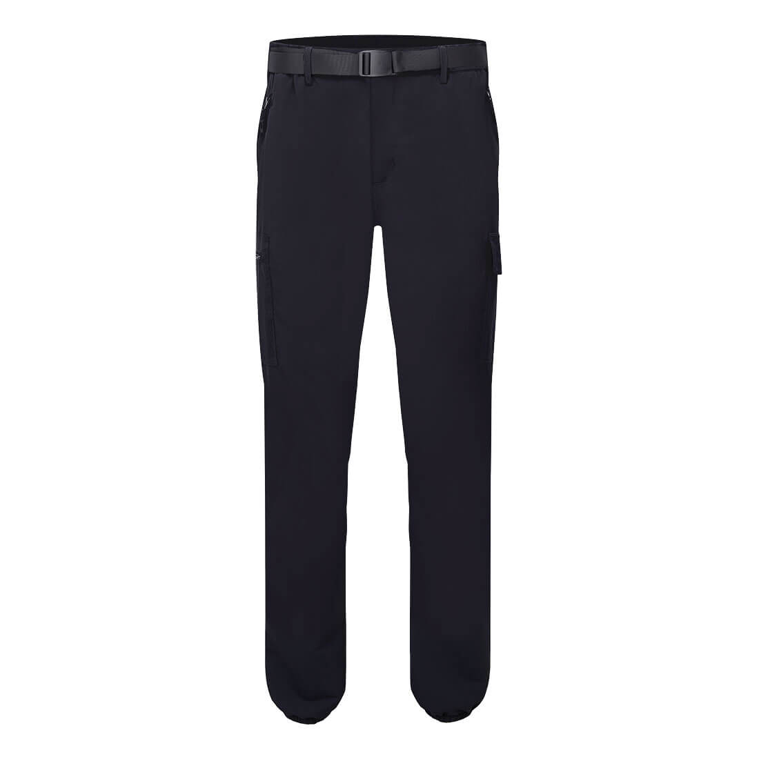 Portwest L712 Stretch Lightweight Cuffed Trousers Black