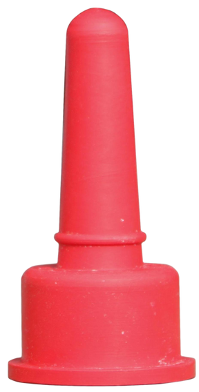 Lamb teat red for on Beer bottle solid