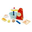 Leo & Friends Wooden Mixer Set – 9-Piece Make-A-Cake Kit with Hand Crank