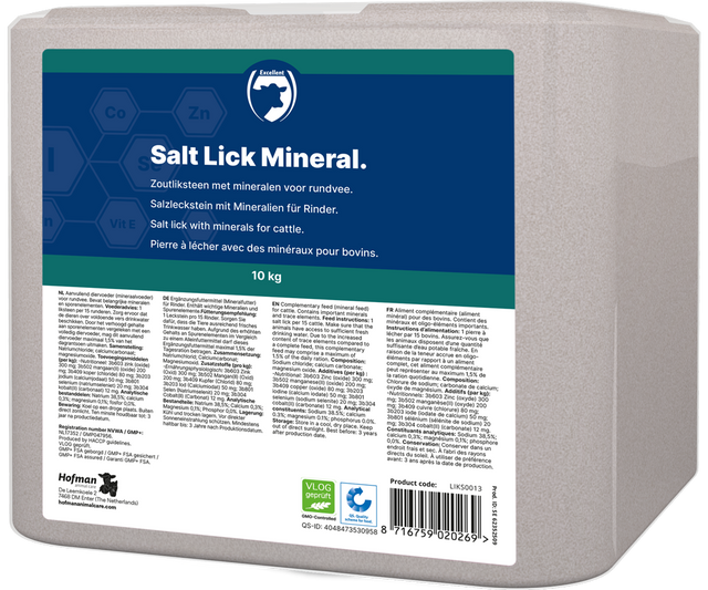 Excellent Salt Lick Mineral Cattle 10 kg