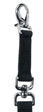 Lunge lux black with snap hook