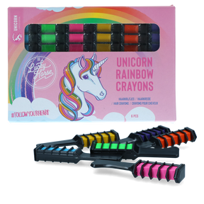 Lucky Horse Unicorn Rainbow Coloured Chalk