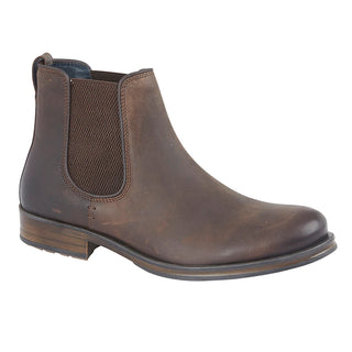 Men's Roamers Twin Gusset Brown Ankle Boot