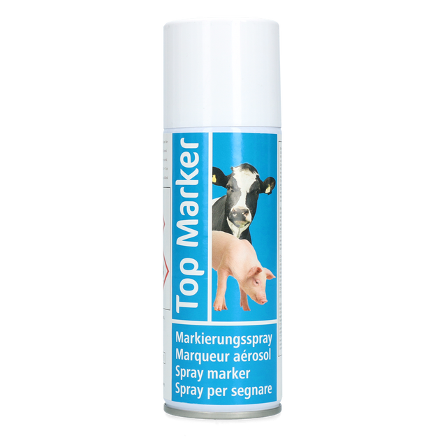 Marking spray for cattle green Blue