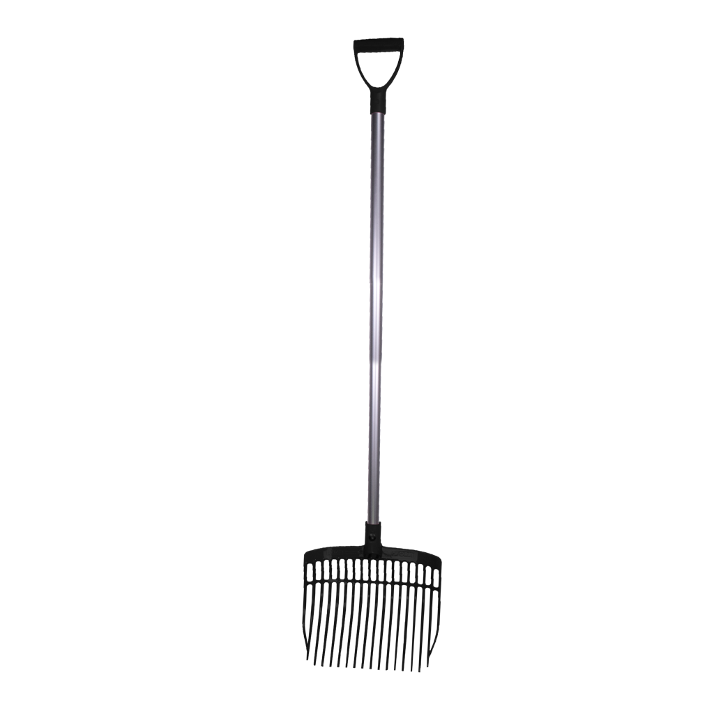 Shavings Fork Complete (with handle 115 cm) Black