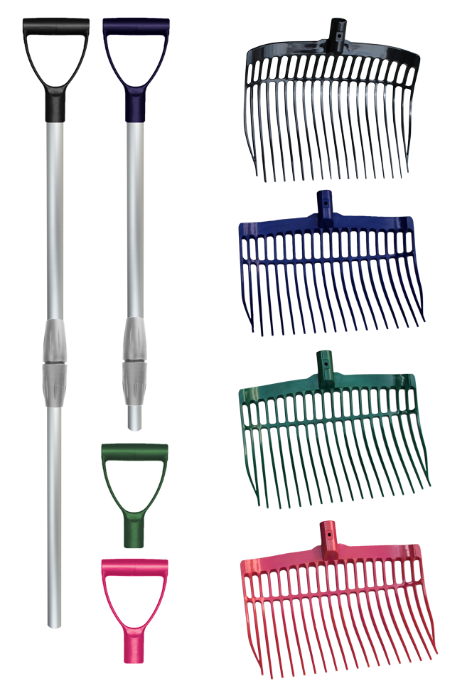 Shaving fork with handle