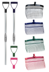 Shaving fork with handle