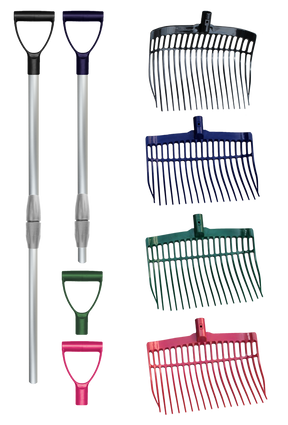 Shaving fork with handle