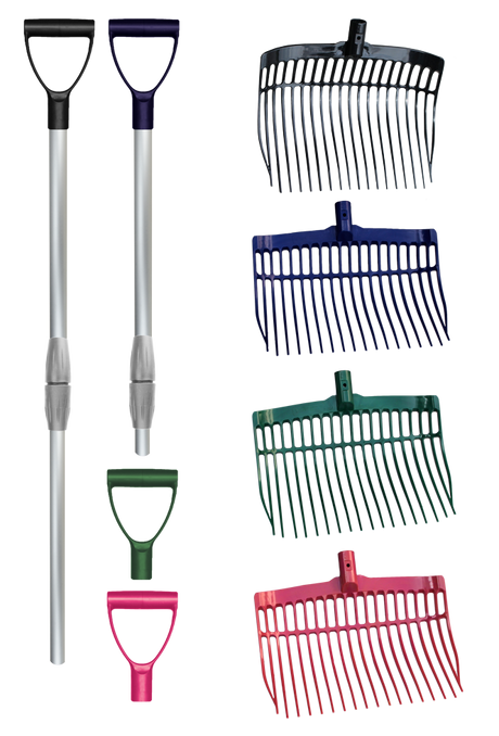 Shaving fork with handle
