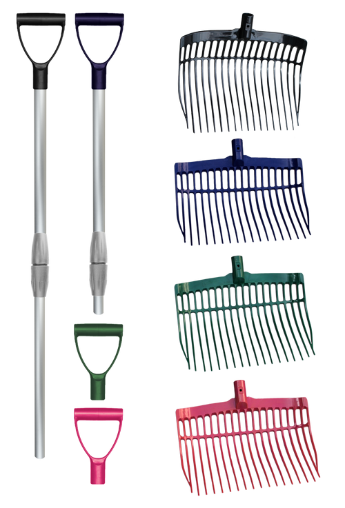 Shaving fork with handle