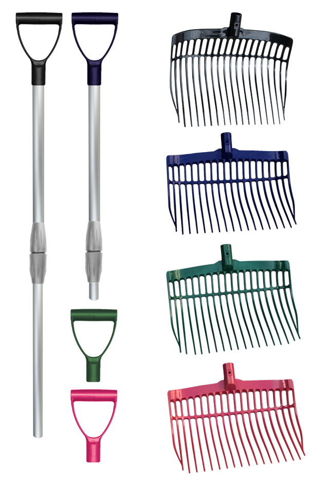 Shaving fork with handle