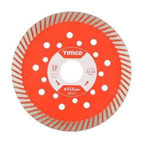 Timco Turbo Continuous Cutting Edge Diamond Blade