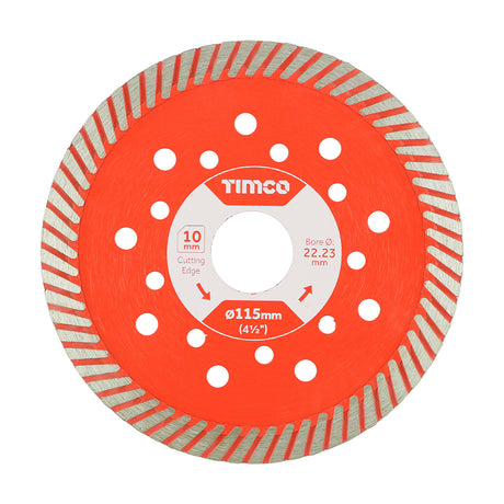 Timco Turbo Continuous Cutting Edge Diamond Blade