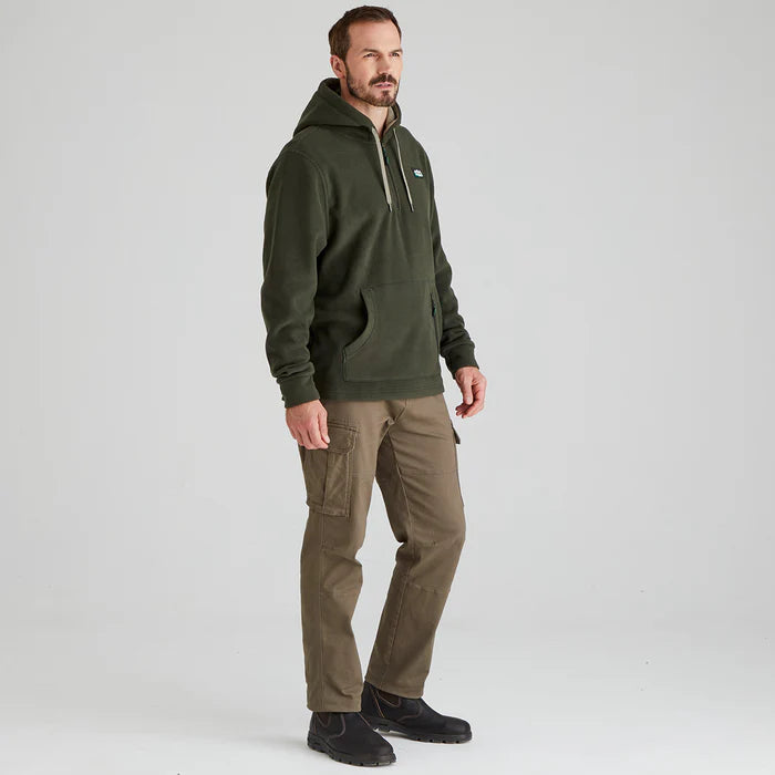 Men's Ballistic Fleece Hoodie Deep Forest