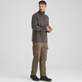 Men's Baseline Pull-on Zip Top Light Bark Marl