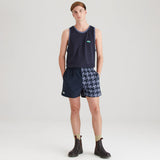 Ridgeline Backslider Shorts – Navy Print