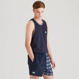 Ridgeline Backslider Shorts – Navy Print
