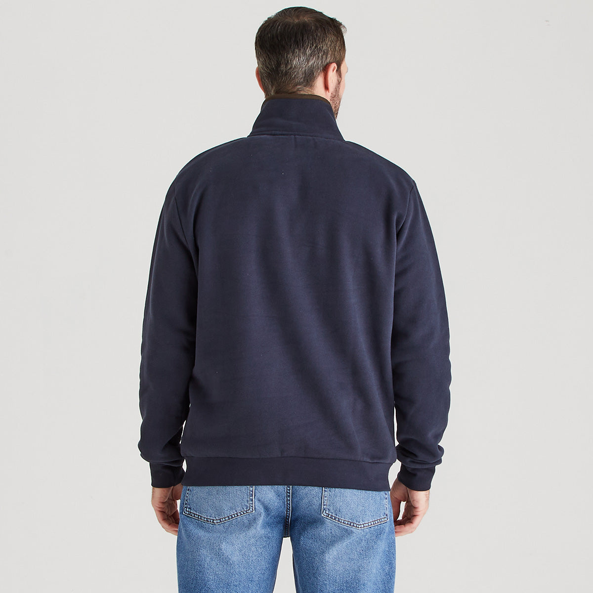 Ridgeline Men's Brancaster 1/4 Zip Top – Navy